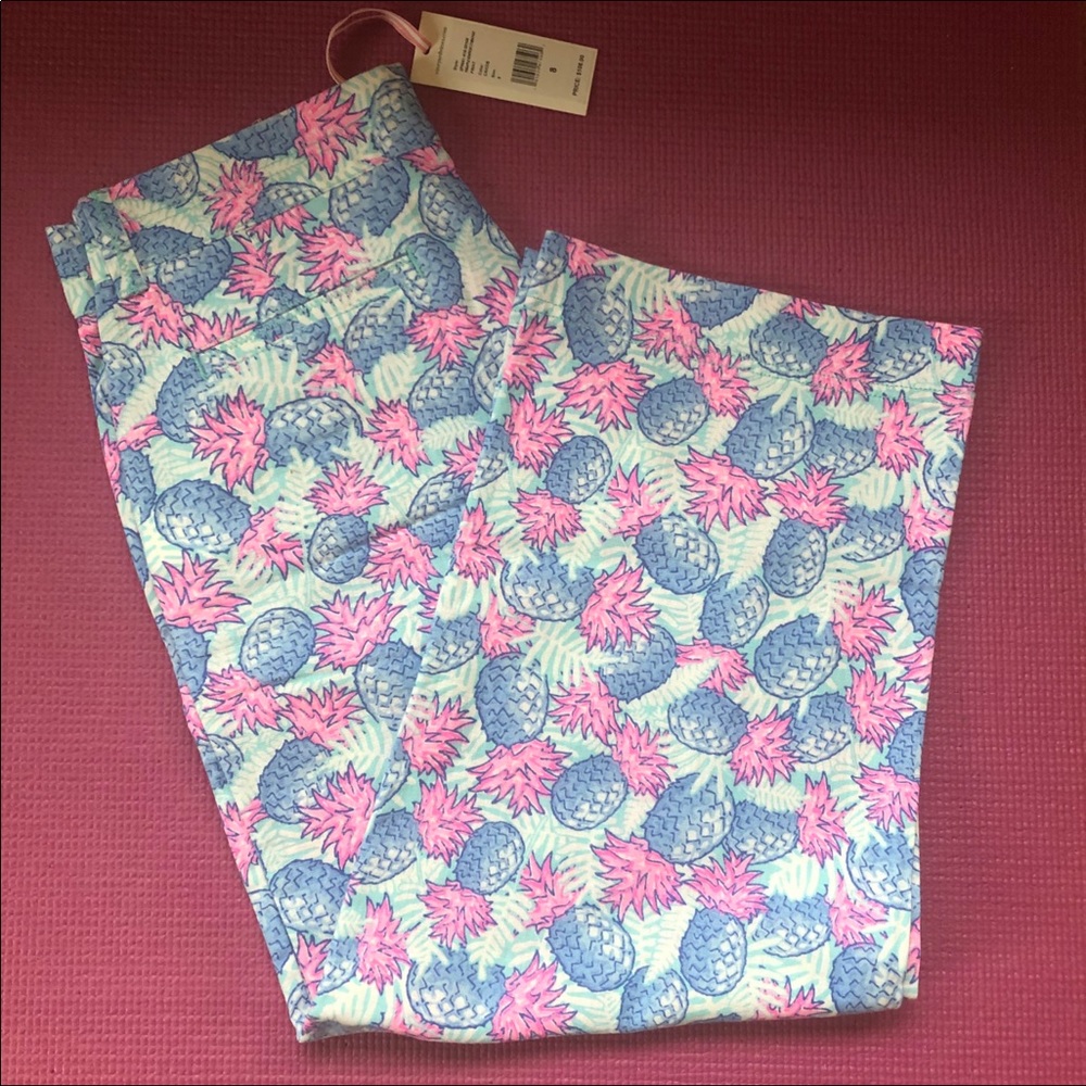 Vineyard Vines | Caicos Linen Blend Crop Pants 🍍